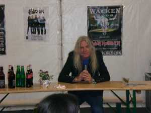 Saxon - Conférence de press à Wacken
